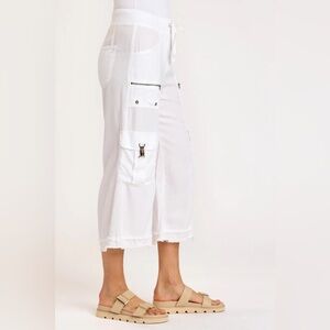 NWT XCVI Birk Gaucho Pant - White